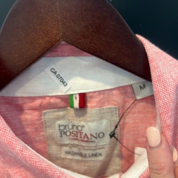 Bruno Positano Washable Linen Shirt(NWT) - Picture 3 of 4